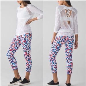Lululemon Wunder Under Crop III - Capoeira Multi